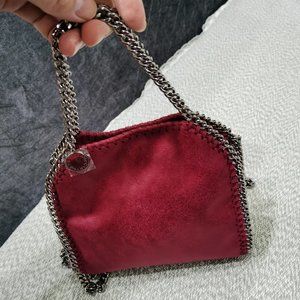 Stella Mccartney Falabella Tote Bag Boer red
